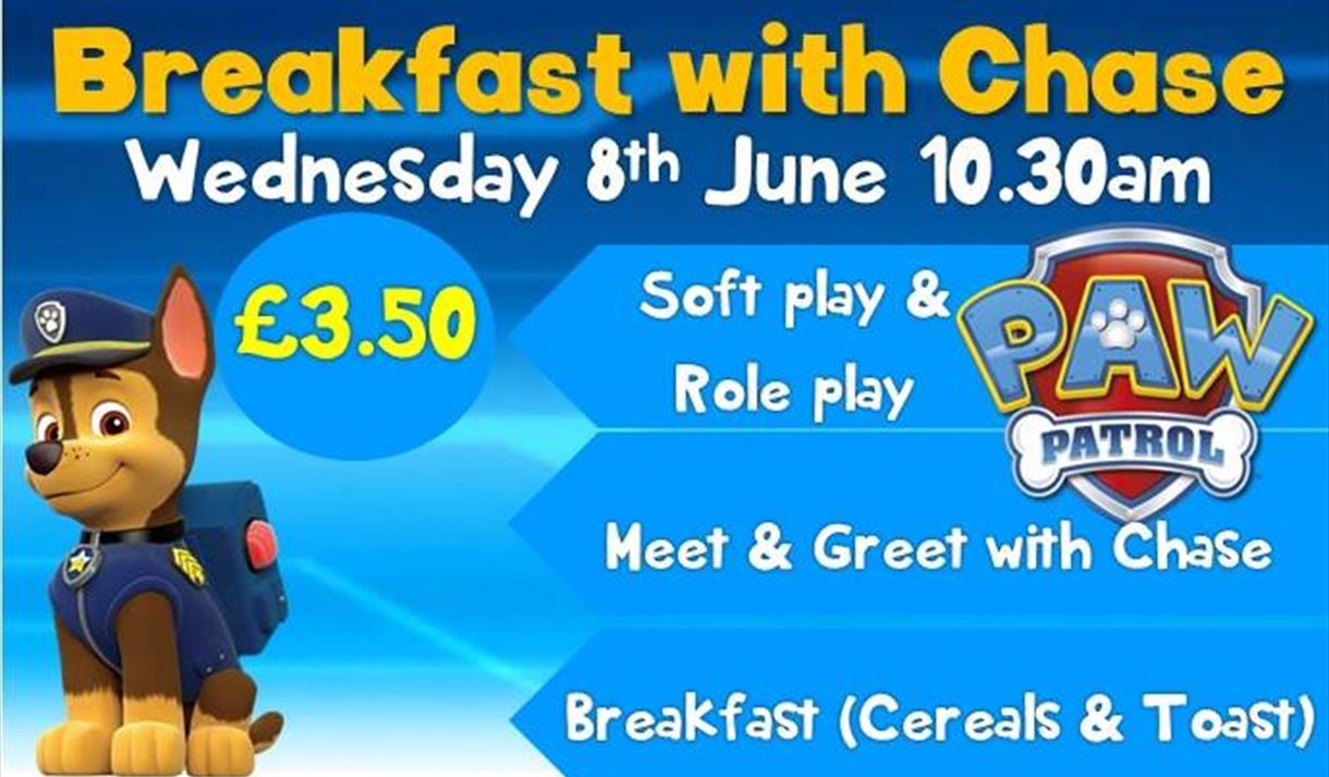 Breakfast with Chase of Paw Patrol at The Big Tops - Visit Nottinghamshire